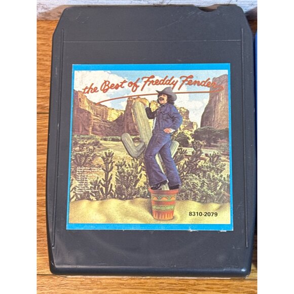 Set Of 3 Freddy Fender 8-Track Tapes: The Best Of Freddy If Youre Ever In Texas - Picture 3 of 9